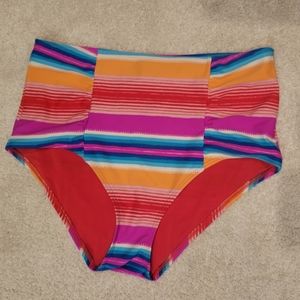 High rise swim bottoms
